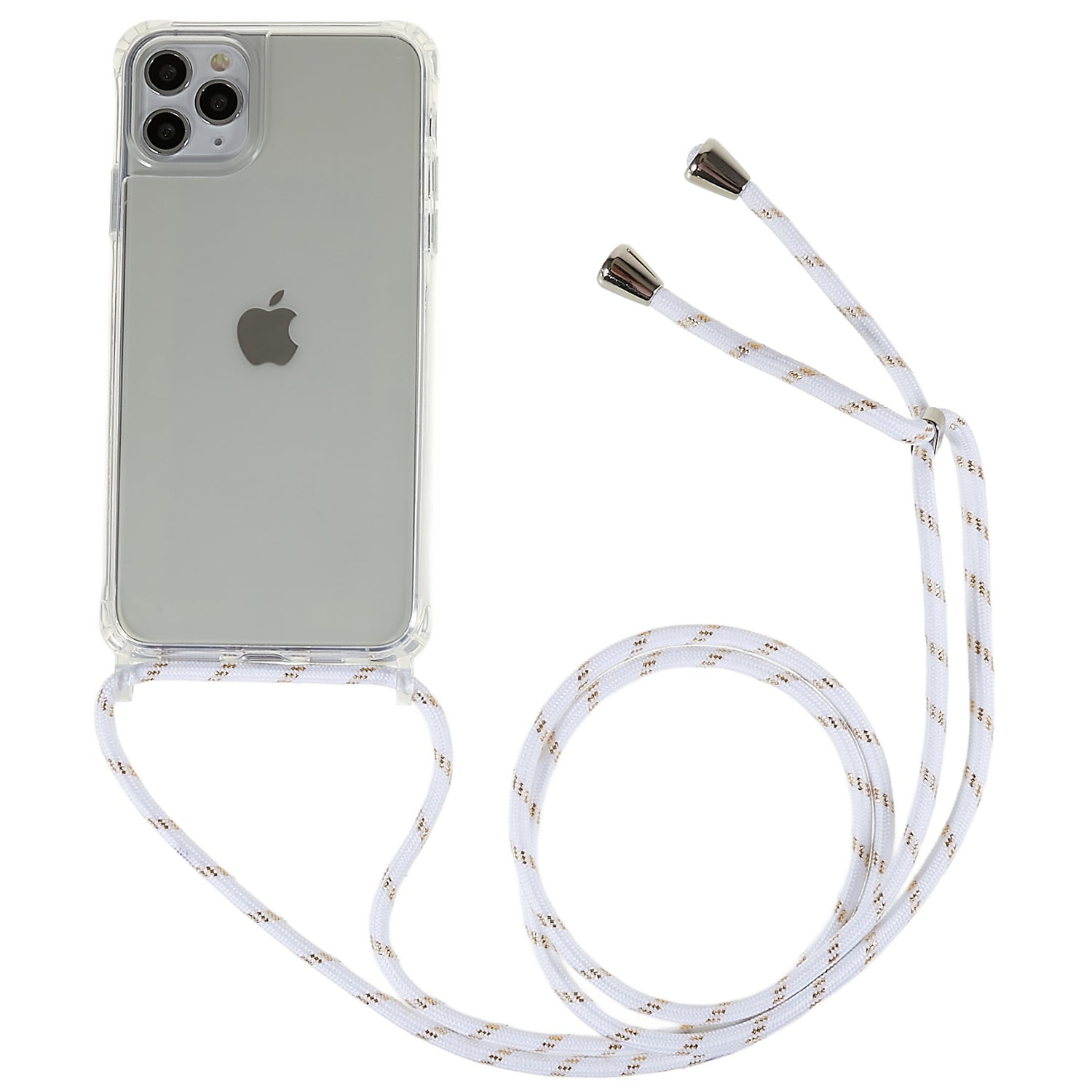 TPU Acrylic Back Cover for iPhone 11 Pro 5.8 inch Transparent Phone Case with Adjustable Lanyard TPU Acrylic Back Cover for iPhone 11 Pro 5.8 inch Transparent Phone Case with Adjustable Lanyard